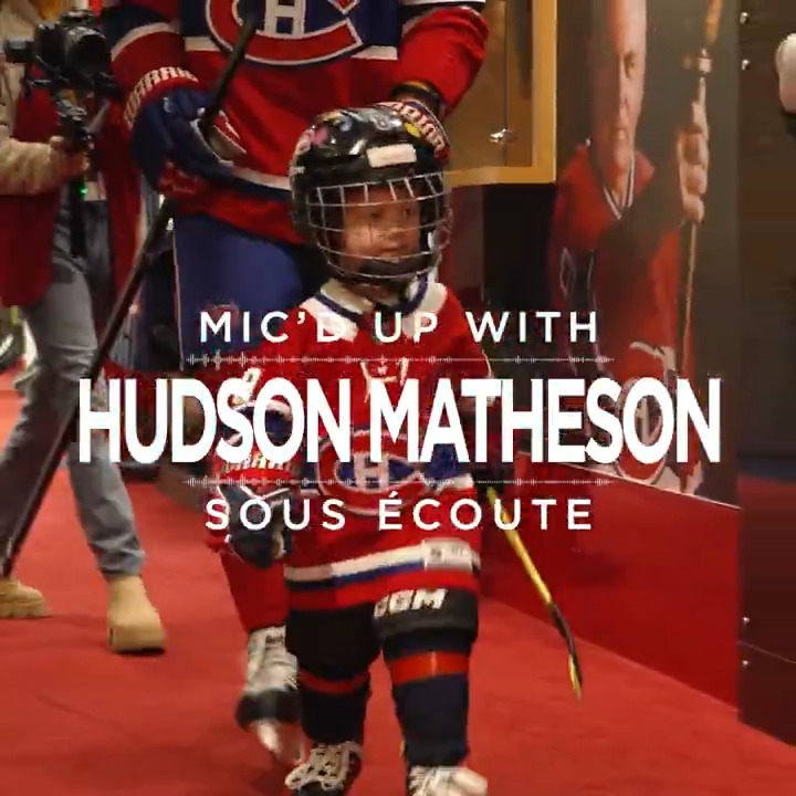 Contenu extrêmement mignon 🥹 Extreme cute content, incoming #GoHabsGo