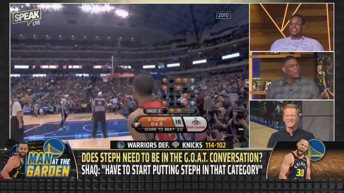 FUN FACT: Paul Pierce beat Steph in a 3-pt contest. 😂 Rematch? 👀 Stephen Curry