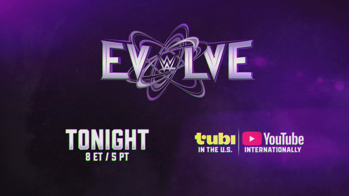 Everything in the industry must evolve. Watch these athletes turning their dreams into a reality. #WWEEvolve premieres TONIGHT at 8pm ET on Tubi in the U.S. and YouTube internationally.