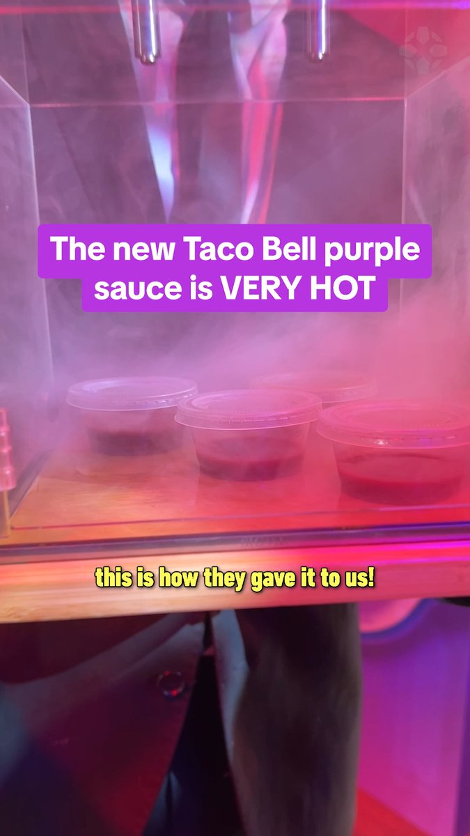 You have to sign a waiver to try Taco Bell’s new Purple Chile Sauce. Which new sauce do you want to try? #tacobell