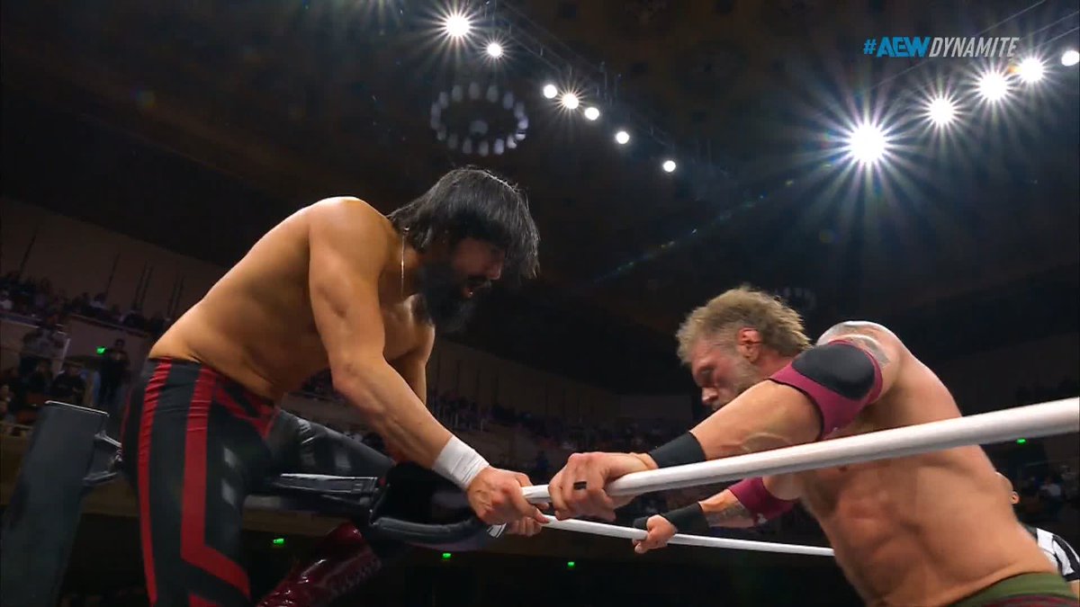 Does Wheeler Yuta have Cope's number before he faces the AEW World Champion Jon Moxley THIS SUNDAY at #AEWRevolution?! Watch #AEWDynamite LIVE on TBS & Max Adam Copeland | YUTA | Jon Moxley