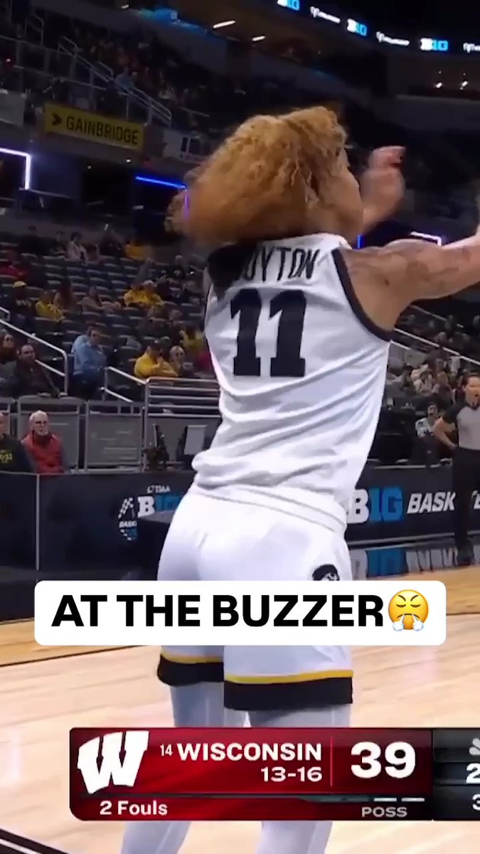 Everything is going the Hawkeyes' way against Wisconsin. 📺 Peacock