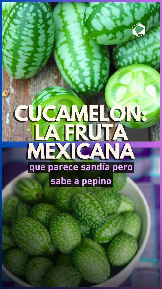¡Parece salida de 'El Chavo del Ocho"!🍉🥒La que parece de sandía es de limón pero sabe a pepino.🤣