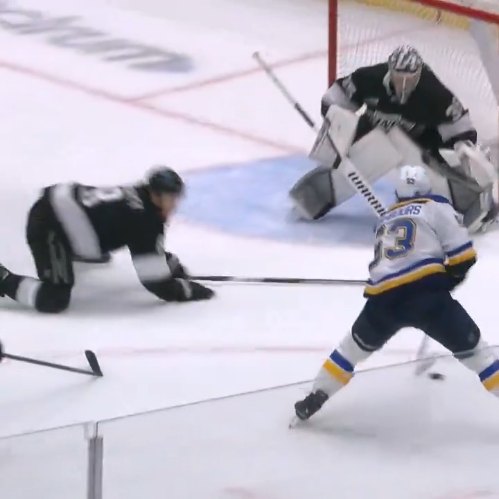 Quite possibly one of the best backhand shots you'll see. #stlblues