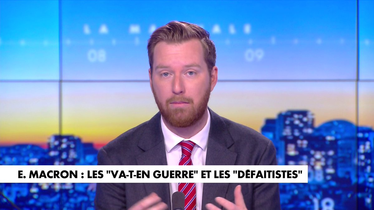 L'édito de Thomas Bonnet : «Emmanuel Macron : les "va-t-en guerre" et les "défaitistes"» dans #LaMatinale