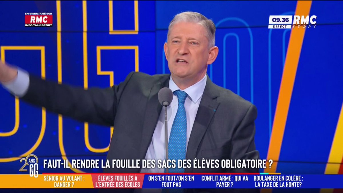 🏢 L'exercice d'évacuation du personnel dans les entreprises 🗣️ Emmanuel de Villiers : "On perd 1h de travail. À l'échelle du pays, ça fait 100 millions d'euros. Si ça crame les gens sont pas cons, ils foutent le camp. Et s'il y a un sourd, on lui dit." #GGRMC