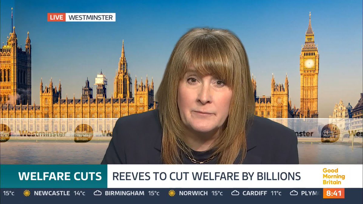 'It's so out of sync with what is actually happening. The Office for Budget Responsibility we're expecting is going to say that the economy is weaker' Ed Balls questions Sarah Jones MP as it's reported Chancellor Rachel Reeves is planning billions of pounds of cuts to benefits.