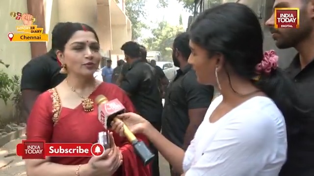 The shoot for Mookuthi Amman 2, starring Nayanthara and Regina Cassandra, kicks off today. Speaking to India Today, Khushbu Sundar said, "The film will focus on women's empowerment and will portray the divine powers of a mother/Amman". #ReporterDiary #SundarC #Nayanthara #MookuthiAmman2 | KhushbuSundar Anagha Kesav