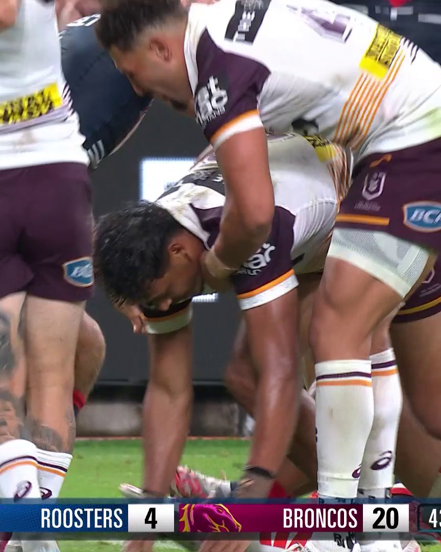 Brisbane Broncos or FC Barcelona?! 👏 #NRLRoostersBroncos