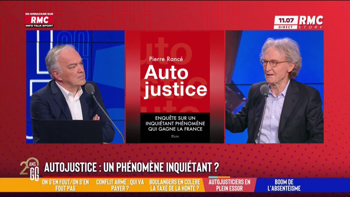 👨⚖️ Pierre Rancé sur l'auto-justice : "Un mineur à Roanne est entré dans une maison un soir, et dans une chambre, il a touché une petite fille. Le père s'est fait justice lui-même. Il l'a retrouvé et a lynché le jeune homme." ⚖️ #GGRMC