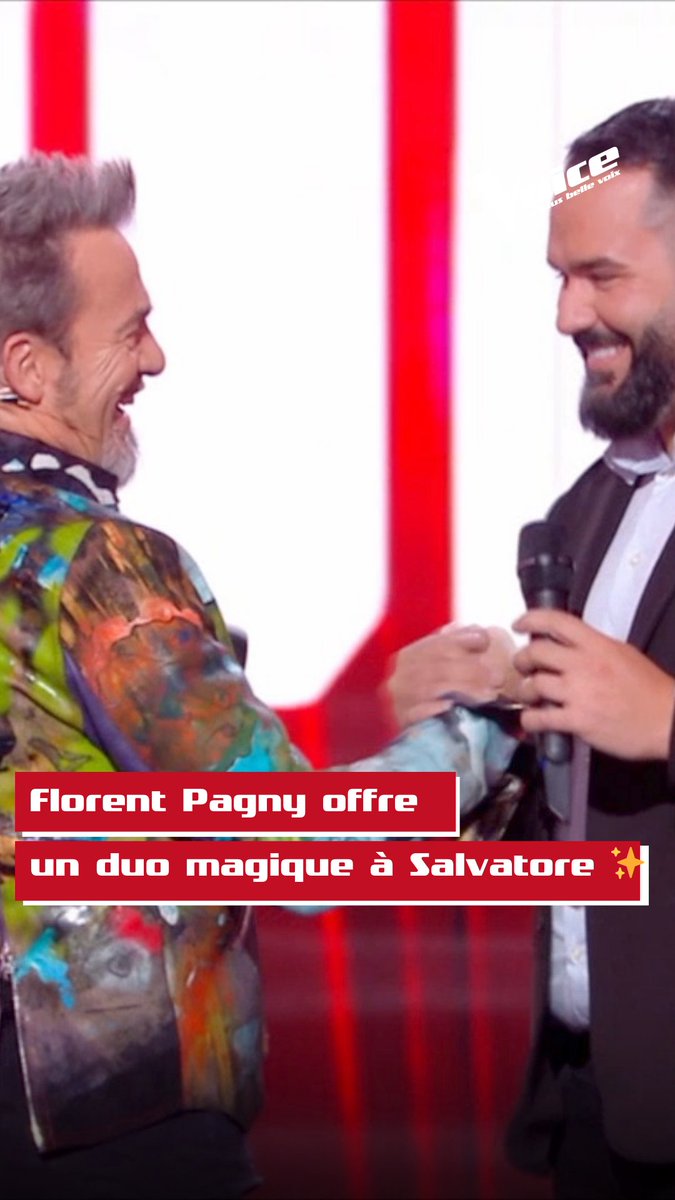 #TheVoice Florent Pagny va offrir un cadeau inoubliable à Salvatore : Une Duo sur Caruso 🤩 Préparez-vous à avoir des frissons ✨ RDV Samedi pour les Auditions à l’Aveugle sur @tf1 et TF1+✌️