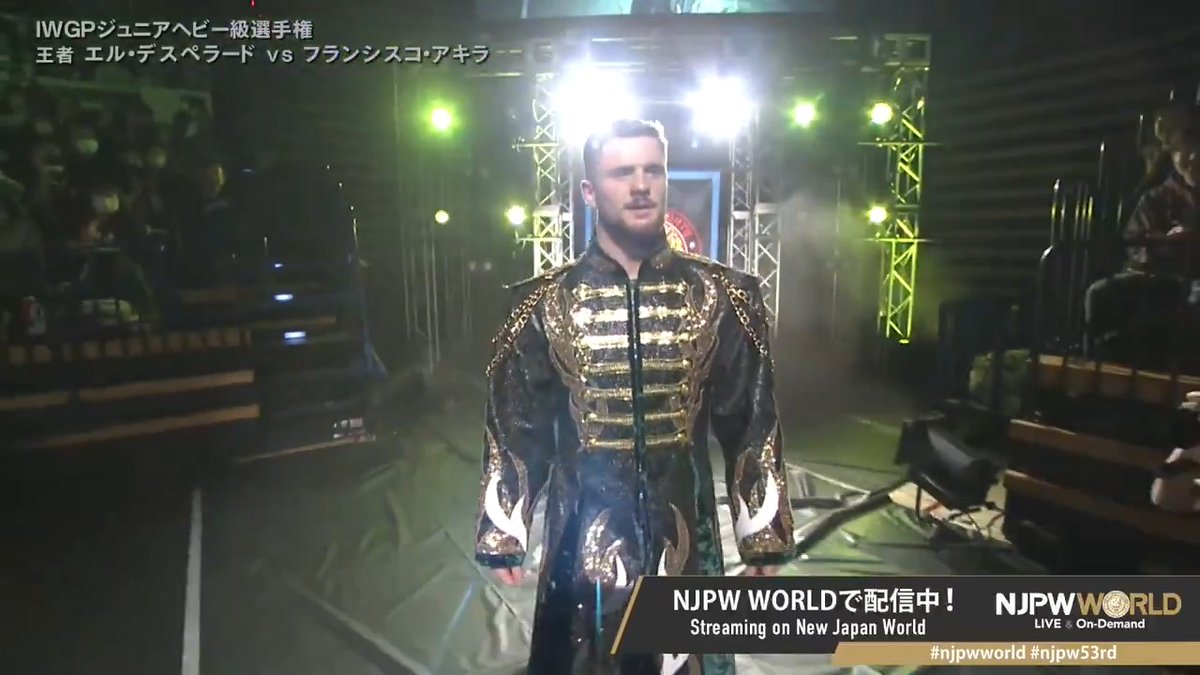 Crown of Fire AKIRA (フランシスコ・アキラ) Sign up Now &amp; Stay tuned to #NJPW #njpwworld #njpw53rd