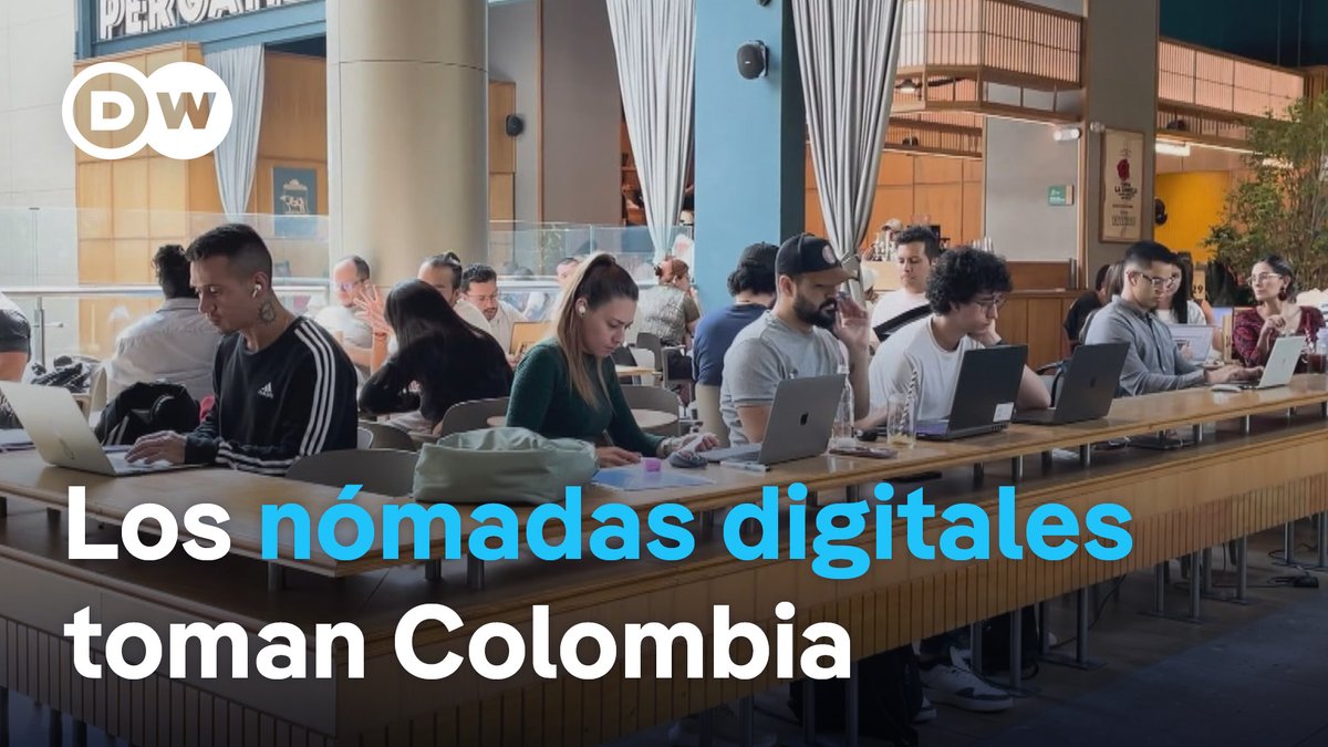 Colombia ofrece visas especiales a nómadas digitales que se instalen en el país Este colectivo dejó ingresos superiores a los 8 millones de dólares en 2024 y gastan 15 veces más que un turista regular. En Medellín, negocios locales se han transformado para darles servicio. /pl