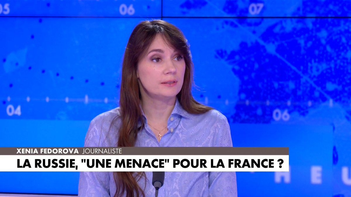 Xenia Fedorova : «Je pense que ça a beaucoup choqué les Russes. [...] Déjà avant, le discours d'Emmanuel Macron était hostile envers la Russie. Il avait décidé d'arrêter le contact diplomatique avec Vladimir Poutine.» #LHeureInter