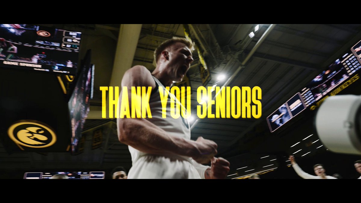 Thank You Seniors 💛 #Hawkeyes