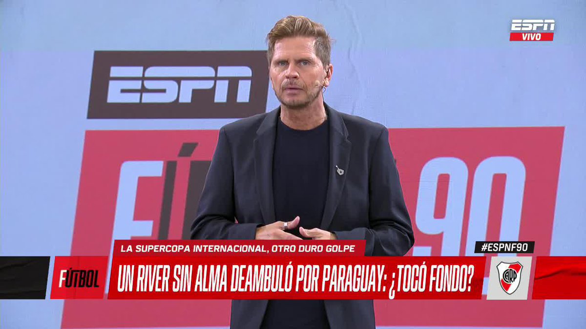¿RIVER TOCÓ FONDO? El editorial de Sebastián Vignolo tras la derrota del Millonario ante Talleres en Asunción. 📺 No te pierdas #ESPNF90 en vivo por #DisneyPlus