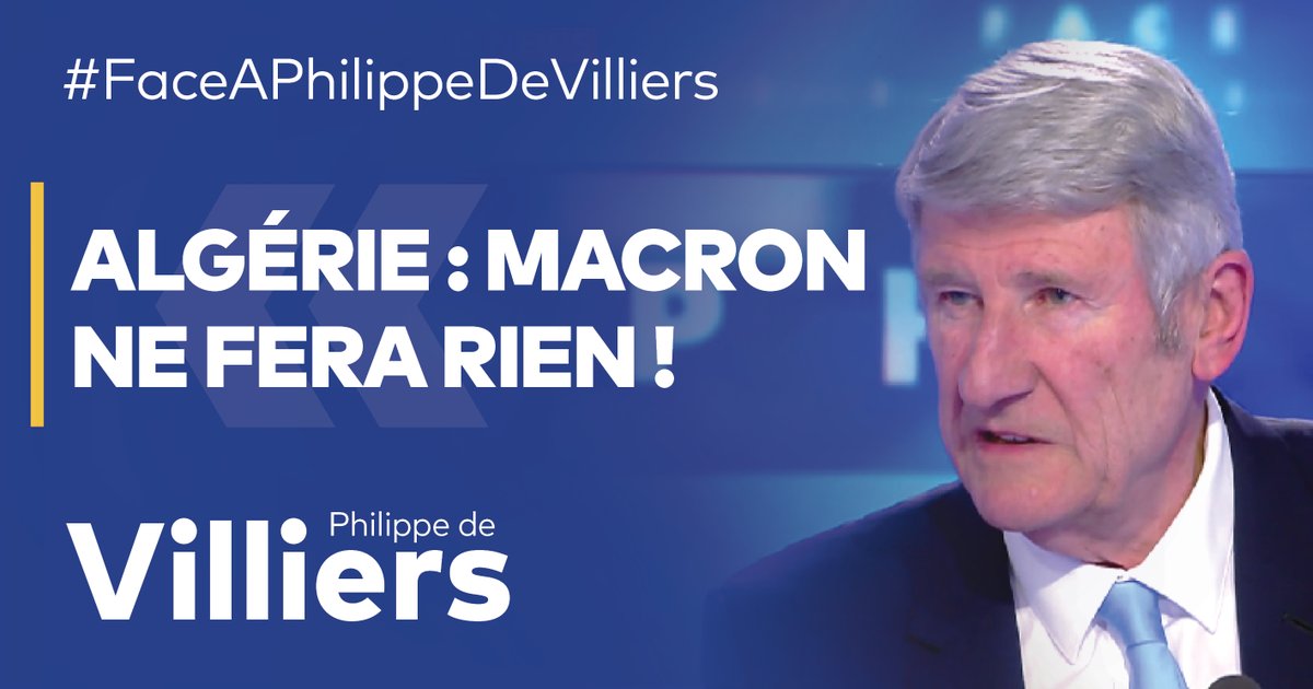 🎙️Emmanuel #Macron, en ne voulant pas renoncer unilatéralement aux accords de 1968, envoie comme signal à #Tebboune : "Ne vous inquiétez pas, il ne se passera rien." J'adresse un message chaleureux et affectueux aux Vendéens de Beauvau : barrez-vous ! 🔗Emission complète : #FaceAPhilippeDeVilliers #FADV #CNews #Algérie