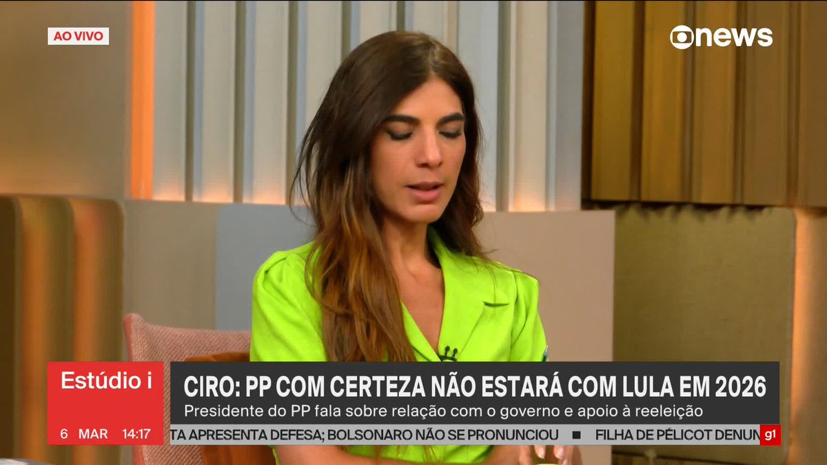 O Ciro Nogueira afirmou que eles querem ganhar a eleição de 2026 pra poder anistiar o Bolsonaro. Essa gente parou de fingir que tem projetos pro Brasil. Estão confessando na cara dura que só querem ganhar pra tentar fugir da cadeia.