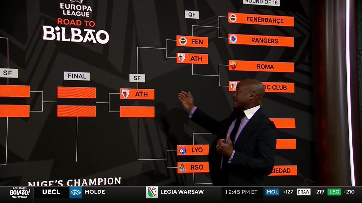 Down to the last 16 with some massive clubs vying for the trophy ⭐️ Poppy Miller, Charlie Davies, Nico Cantor and Nigel Reo-Coker reveal their #UEL brackets🏆