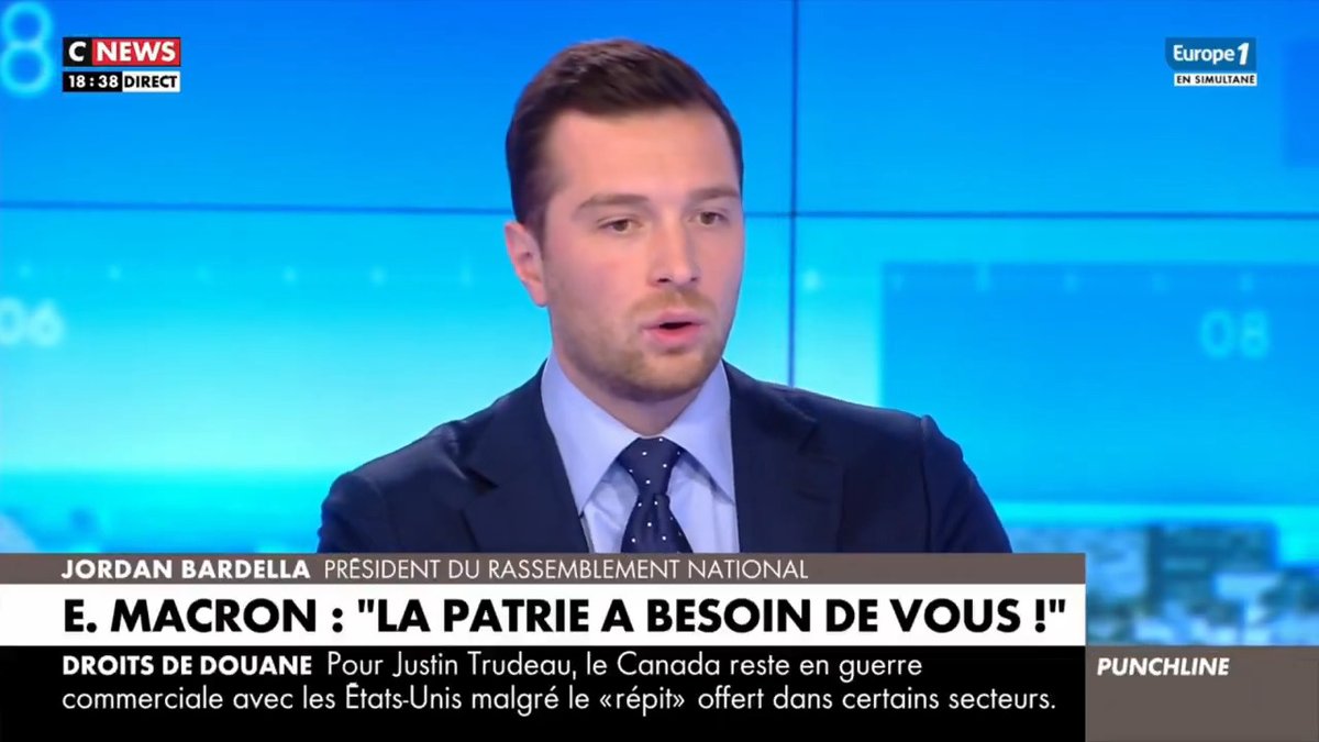Emmanuel Macron est rattrapé par l'Histoire : il a nié pendant des années la réalité de ce nouveau monde qui apparaît sous ses yeux. Quand le général Pierre de Villiers, en 2017, s'alarme pour nos budgets militaires et notre souveraineté, il le fait limoger !