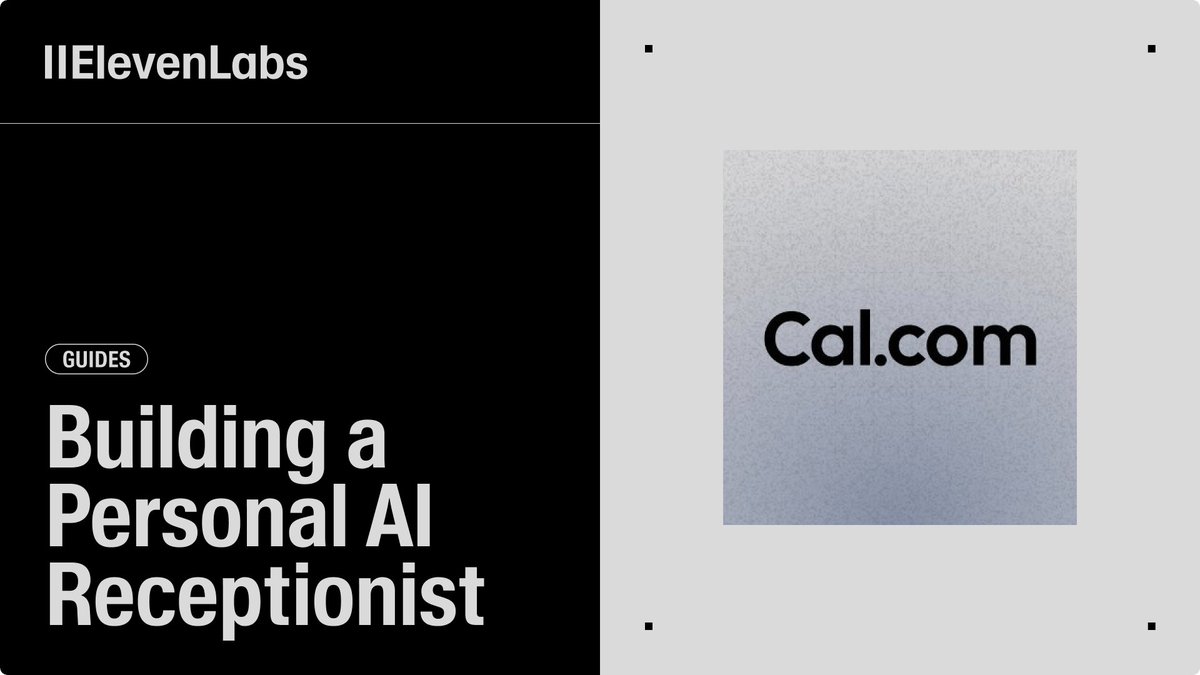 I built an AI that can schedule meetings for me through ElevenLabs Conversational AI and Cal.com