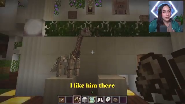 Adding some tiny fossils in my old Minecraft Oasis world and they are so cute 🥺 #Minecraft