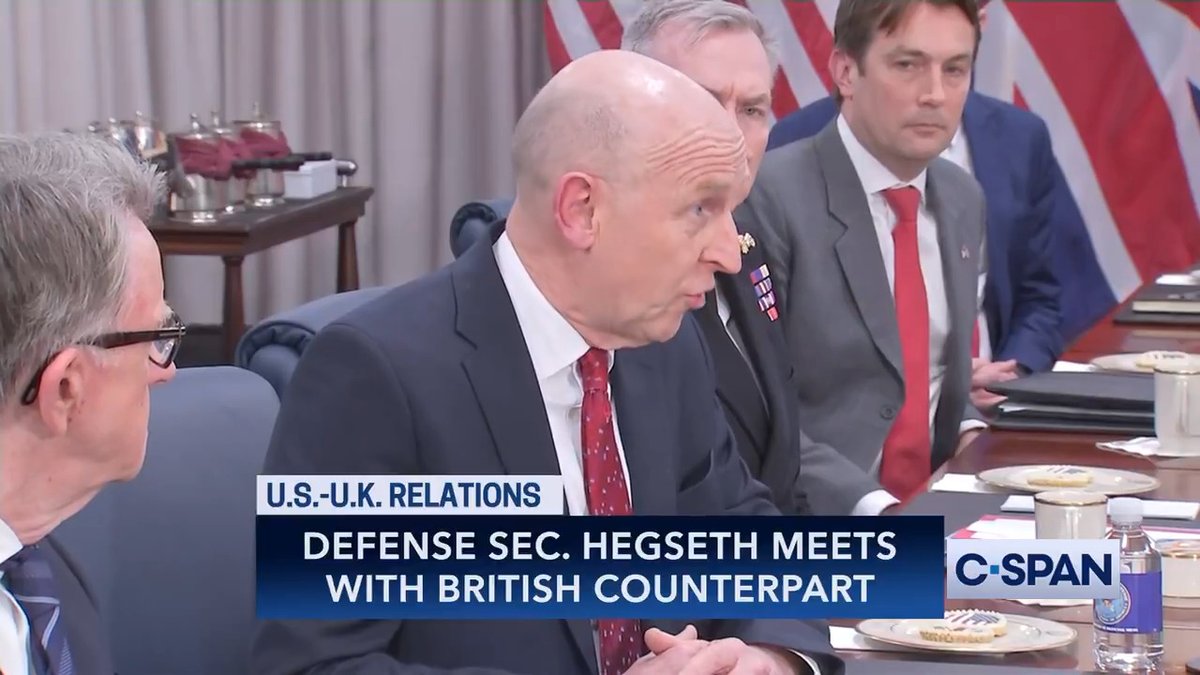 British Defense Secretary John Healey to @SecDef Hegseth: "You challenged Europe to step up. You challenged us to step up on Ukraine, on defense spending, on European security. I say to you that we have, we are and we will further."