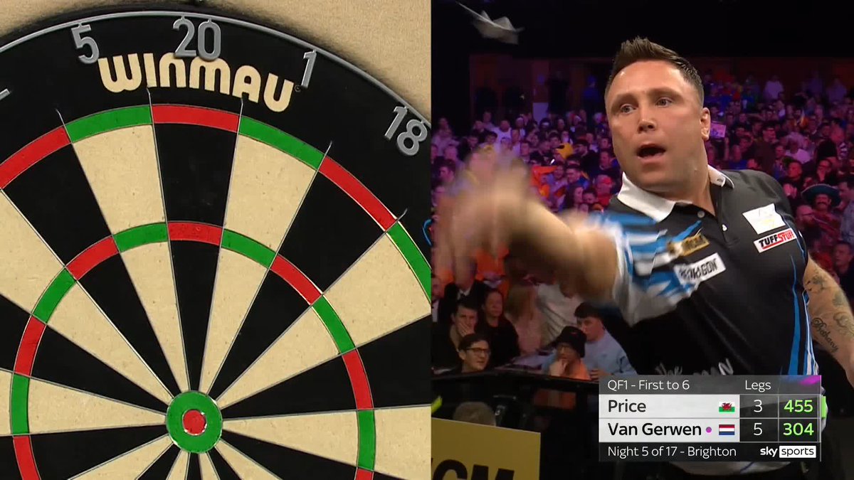 VAN GERWEN TOO STRONG FOR GEZZY! Michael van Gerwen has more than enough to get past Gerwyn Price and reach the Semi-Finals in Brighton. A 6-3 win for MvG to progress! 📺 #PLDarts25