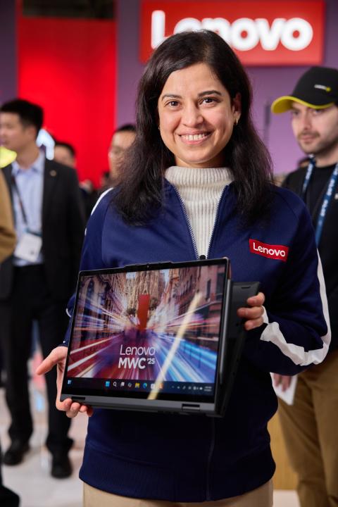 The Lenovo ThinkPad T14s 2-in-1 features full 360-degree modality for the perfect fusion of performance and versatility, powered by @Intel Core Ultra 7 processors with Intel vPro. Learn more: | #LenovoMWC #AIPC