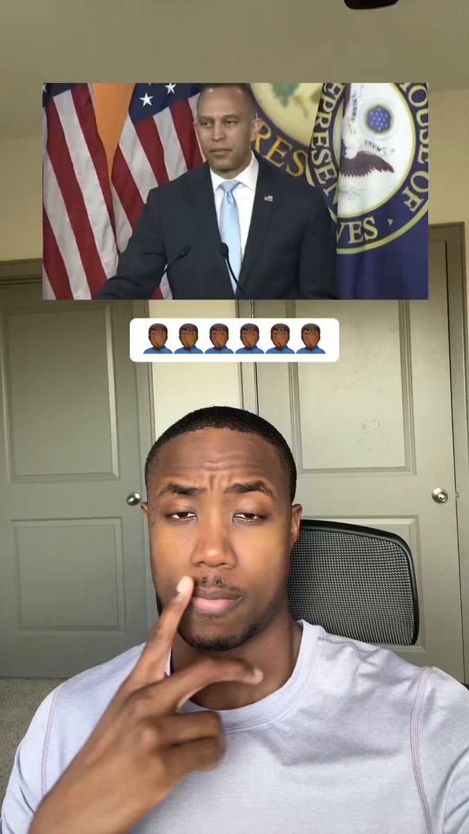 Hello Hakeem Jeffries you do realize we have been able to see you guys right??