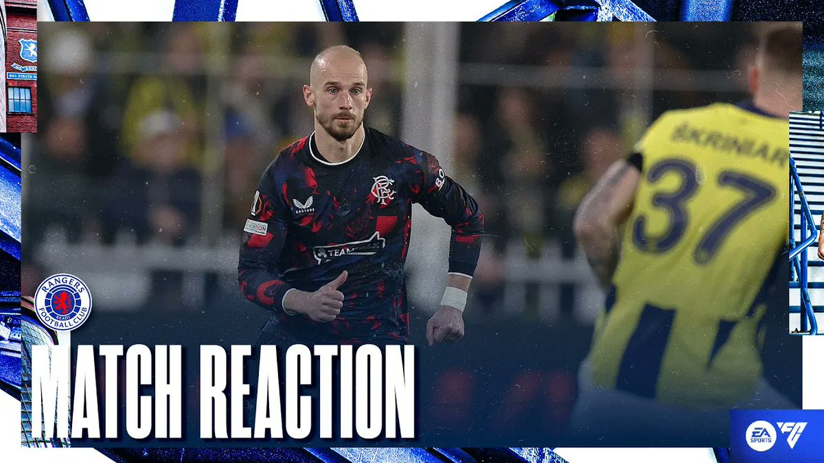 🎙️ Václav Černý spoke to RangersTV after scoring a double in tonight’s victory against Fenerbahçe.