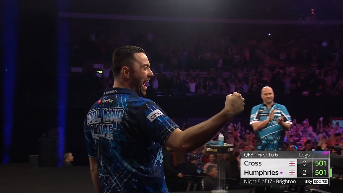 LUKE HUMPHRIES 9 DARTER! 😱