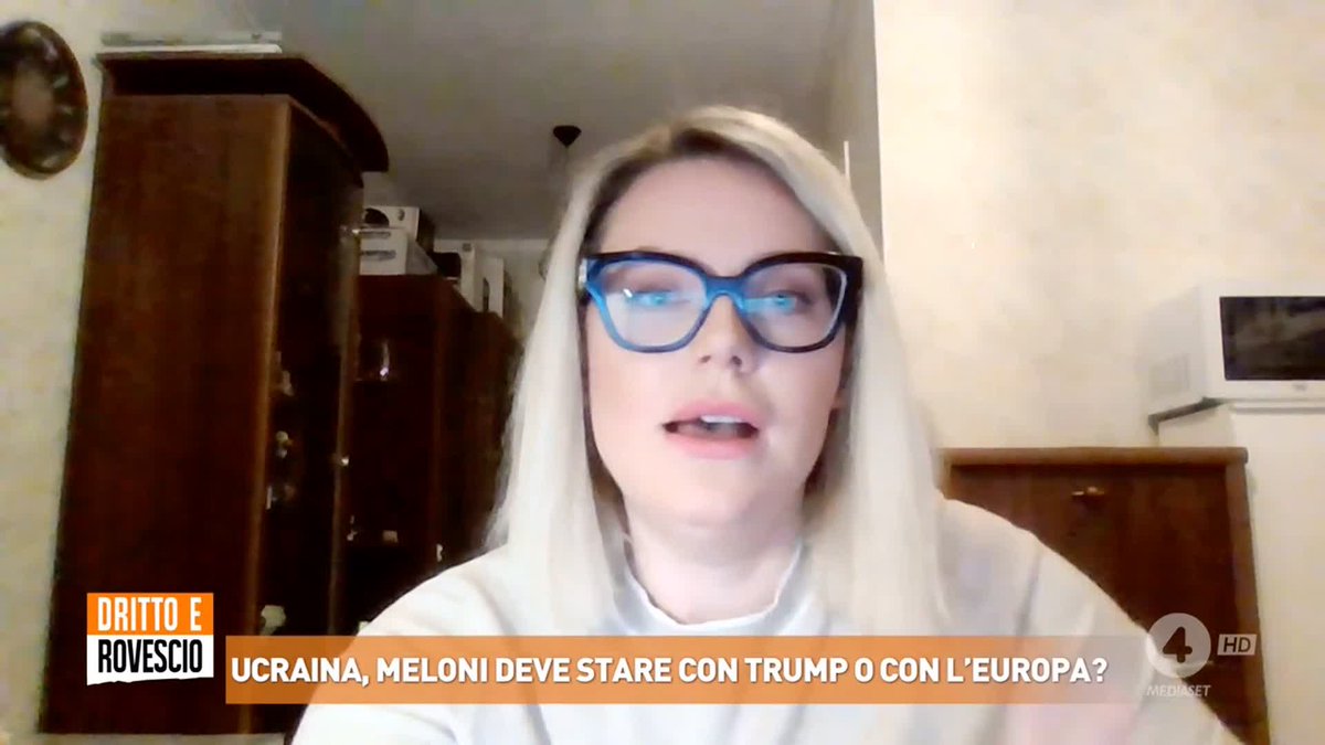 Cristina Suvorina: "Ultimamente i Russi ci attaccano alle 23, quando ci mettiamo a letto, voglio invitare Trump a casa mia per mostrarglielo" #DrittoeRovescio in diretta su Mediaset Infinity