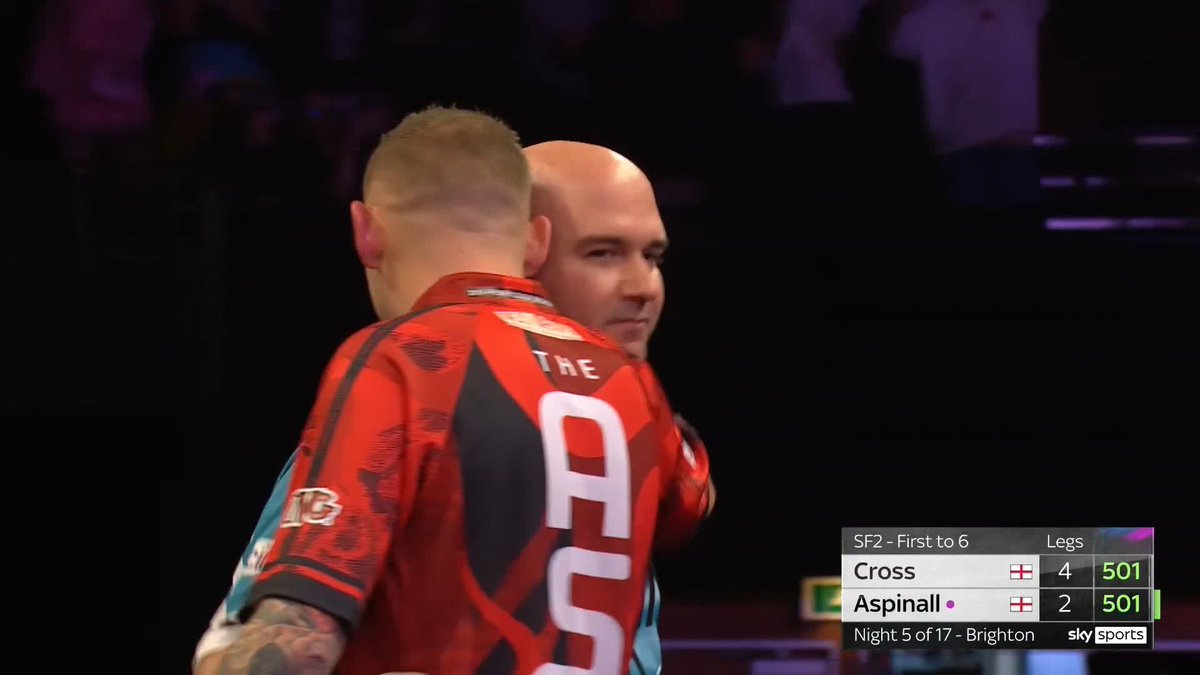CROSS COMPLETES THE NINE-DARTER! THAT IS ASTONISHING! After being on the receiving end of a nine-darter against Luke Humphries earlier in the night, Cross achieves perfection against Nathan Aspinall! 📺 #PLDarts25
