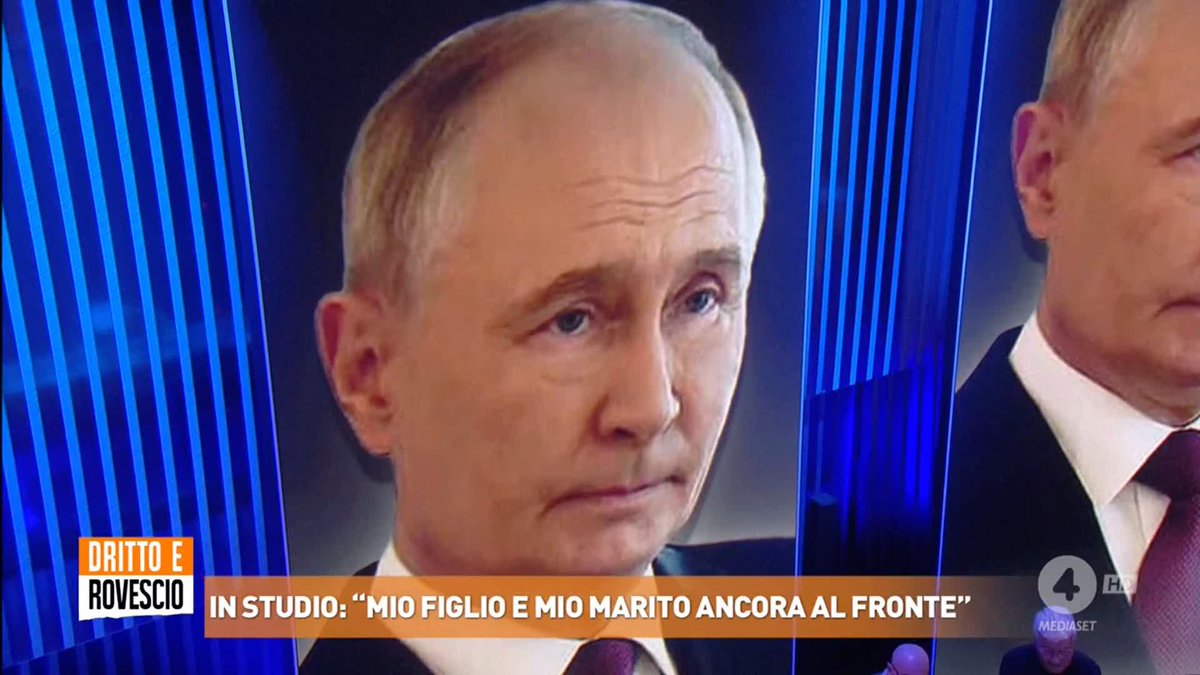 "Io non sono pro guerra, il mio cuore sanguina mentre mio figlio combatte, ma non possiamo arrenderci alle condizioni che ci impongono" Cosa ne pensate? #DrittoeRovescio in diretta su #rete4 e in streaming su Mediaset Infinity