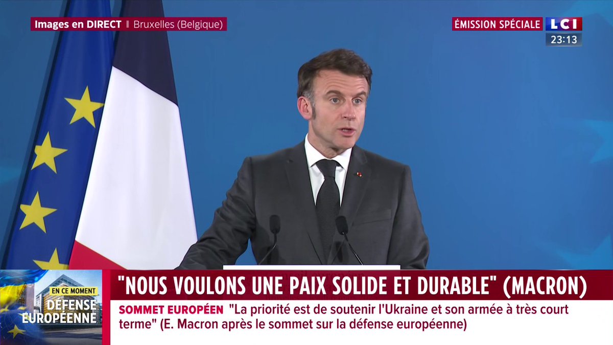 🚨🇫🇷🇷🇺 ALERTE INFO | "LE MOMENT QUE NOUS VIVONS EST GRAVE POUR L’EUROPE. LA RUSSIE REPRÉSENTE UNE MENACE EXISTENTIELLE POUR L’ENSEMBLE DES EUROPÉENS ET DONC POUR LA FRANCE", a affirmé Emmanuel Macron.
