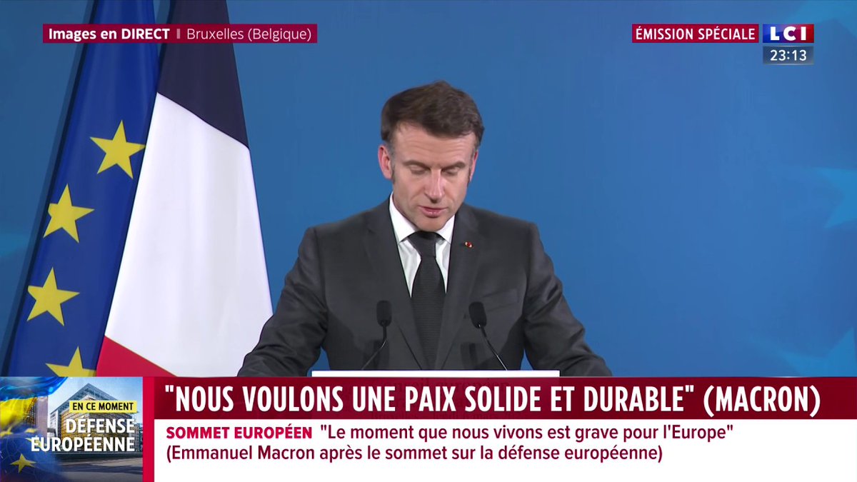 🚨🇫🇷🇷🇺 ALERTE INFO | "LES CONDITIONS RUSSES SONT INACCEPTABLES", lance Emmanuel Macron.