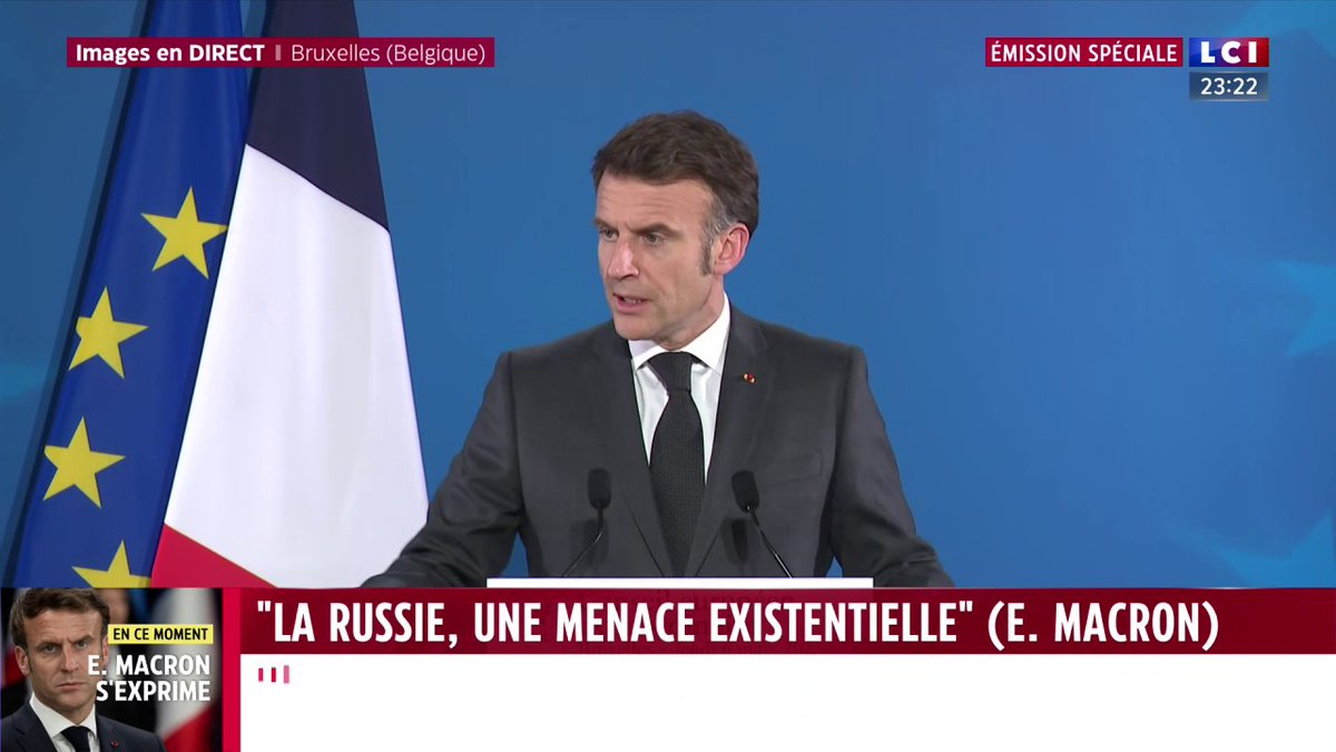 🔴 Emmanuel Macron répond à Vladimir Poutine, qu'il qualifie "d'impérialiste révisionniste" : "Je sais qu'il peut trahir les accords qu'il signe, il l'a déjà fait", a déclaré le président en référence aux accords de Minsk.
