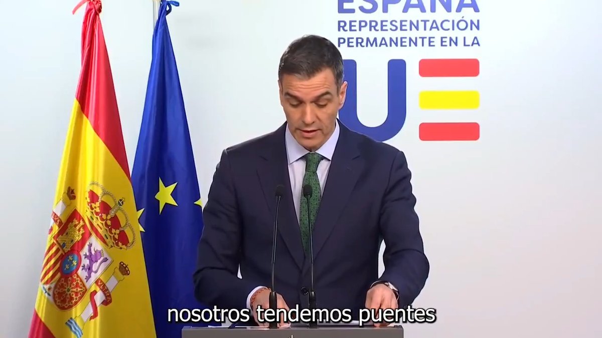 Este es otro momento de la historia en el que saldremos adelante con más Unión Europea. España dará lo mejor de sí para que así sea.