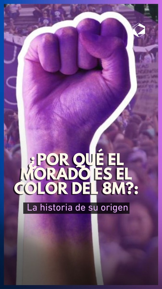 💜El morado no es solo un color, es historia y lucha. ¿Sabes por qué representa el 8M?👀✨