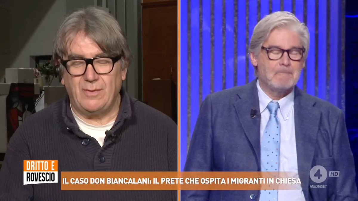 Don Biancalani: "La Chiesa è dei poveri, nessuno deve vivere in strada" Siete d'accordo? #DrittoeRovescio in diretta su #Rete4 e in streaming su Mediaset Infinity