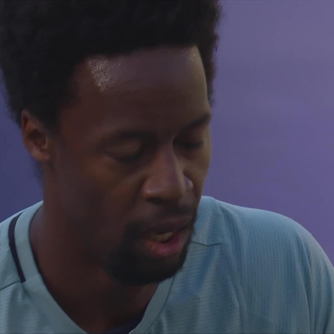 Ahahaha Gael Monfils 🇫🇷 a 38 ans, oui, oui 38 ans. Quel sportif.
