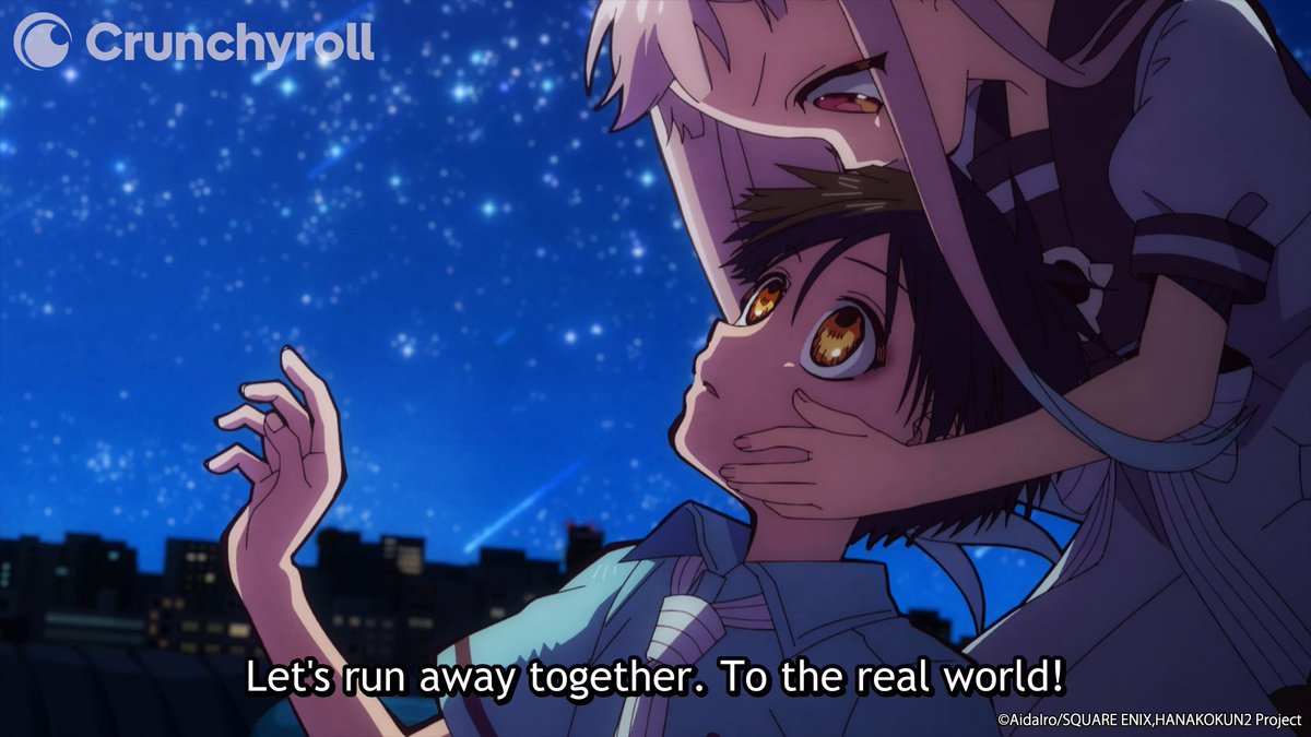 This scene was magical 🌌 (via Toilet-bound Hanako-kun Season 2)