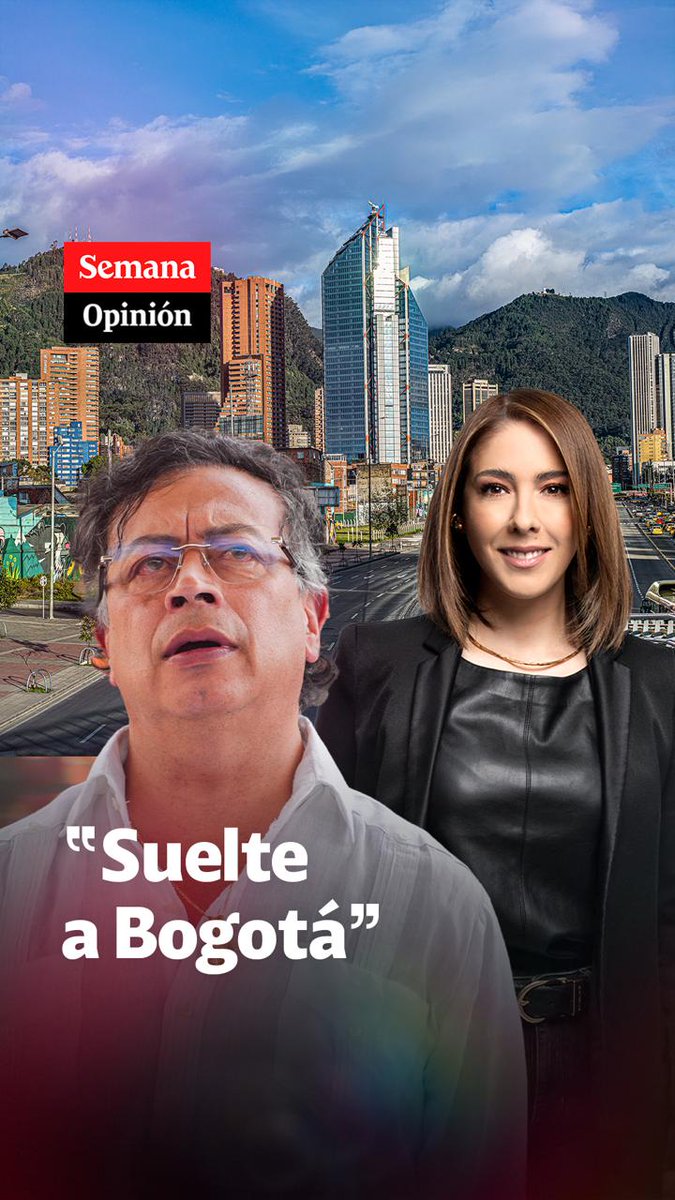 “Bogotá necesita avanzar, pero el presidente Gustavo Petro se ha empeñado en bloquearla, desde el Metro hasta otras importantes obras. Ya no más, si no va a ayudar, no estorbe”: Juanita Gómez opina.
