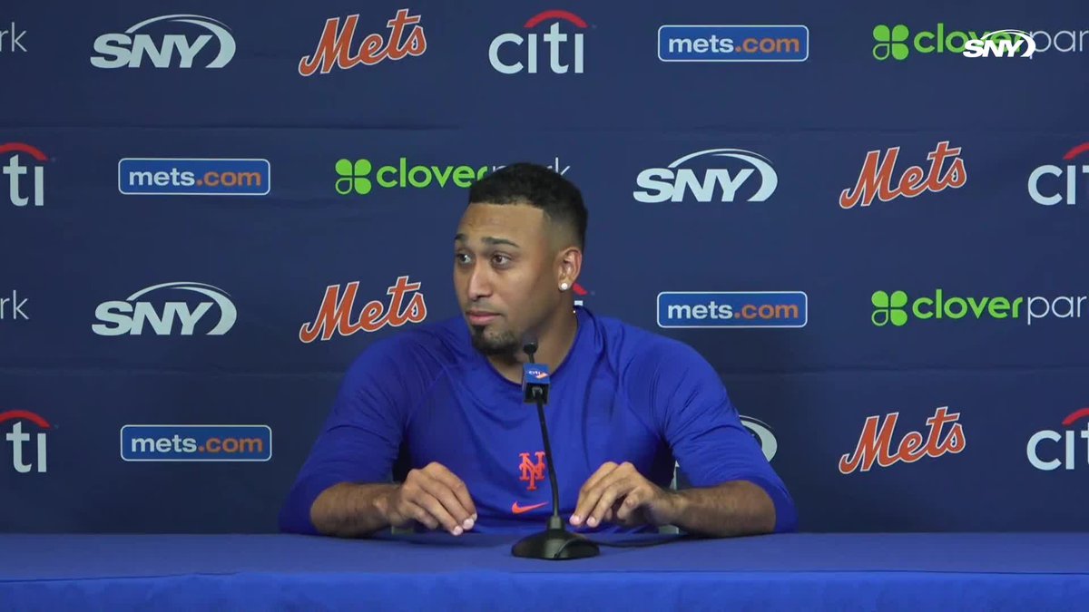 "I think I was a little excited today" Edwin Díaz talked about his struggles with command in his first outing of the spring tonight