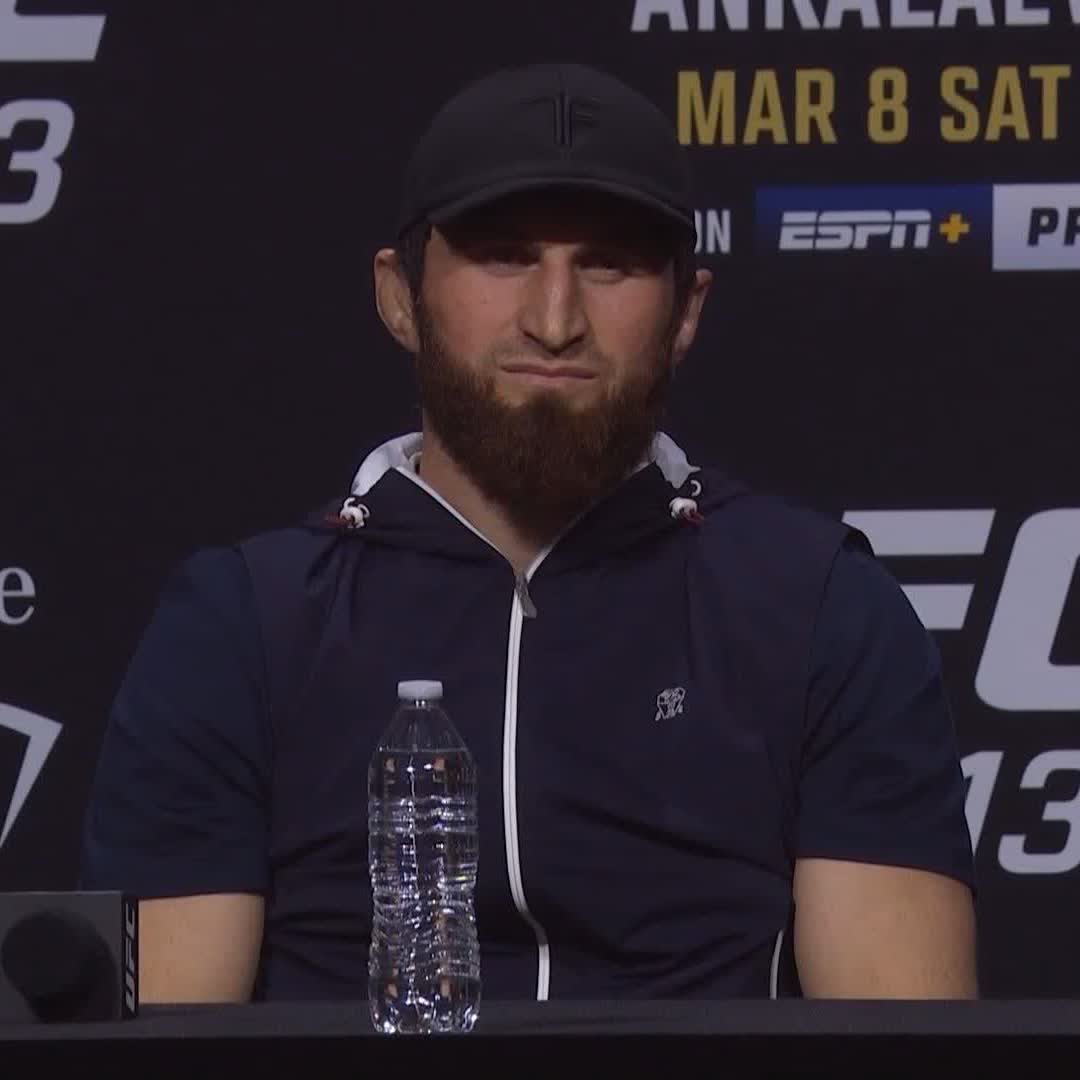 "Chama time is OVER" 👀 Muhammad big ANK Ankalaev | #UFC313