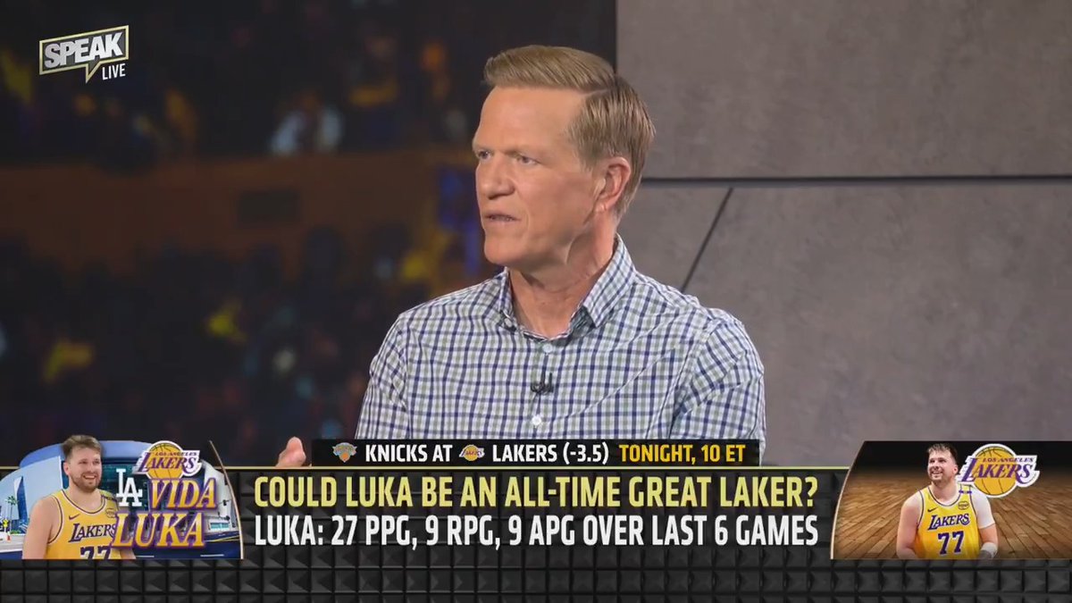Ric Bucher says you need 10 years of service and 3 championships to be considered a Lakers great "LeBron isn't an all-time Lakers great." (🎥 Speak )