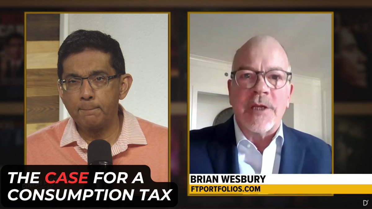 Economist Brian Wesbury makes the case for getting rid of the income tax in favor of a consumption tax.