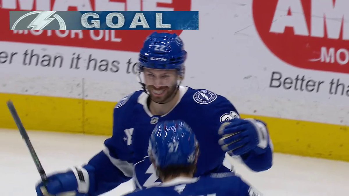 Kucherov ➡️ Gourde ➡️ Bjorkstrand A sort of newbie and newbie combine for the Tampa Bay Lightning! ⚡ 📺: ESPN ➡️