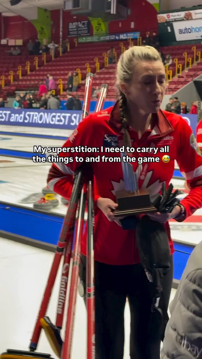Even after winning a Scotties title 😂